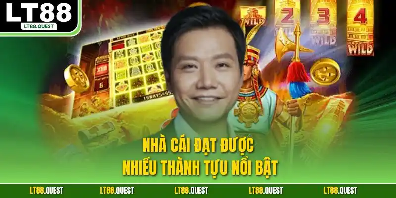 Nhà cái đạt được nhiều thành tựu nổi bật